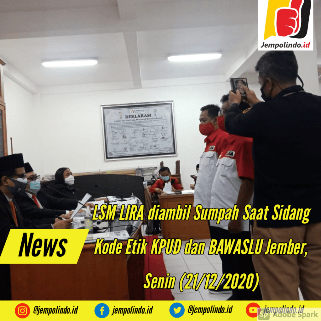 Jempolindo Id Dkpp Periksa Kpu Dan Bawaslu Kabupaten Jember Atas