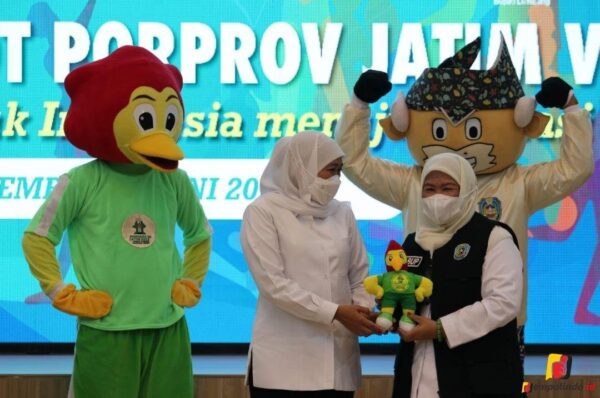 Jempolindo Id Cak Beki Maskot Porprov Ke Gubernur Khofifah Simbol