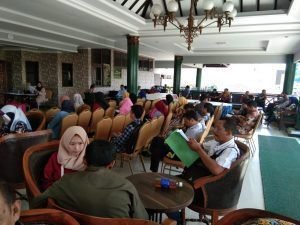 Calon Satgas yang sedang menjalani tahapan wawancara, Kamis (2/10/19)