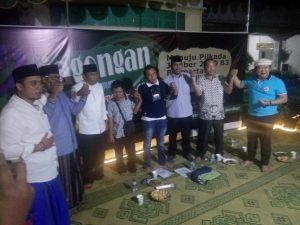 Sejumlah 8 Bakal Cabup Jember yang hadir pada acara Jagongan