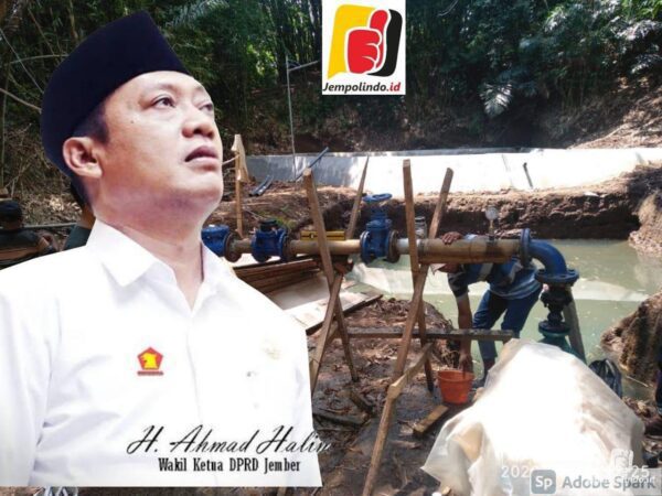 Wakil Ketua DPRD Jember Ahmad Halim Proyek PDAM Jember