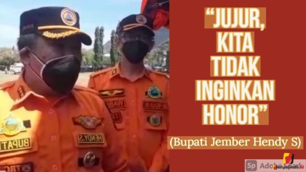 Bupati Jember Hendy Hibahkan Honornya Bupati Jember Hendy Hibahkan Honornya