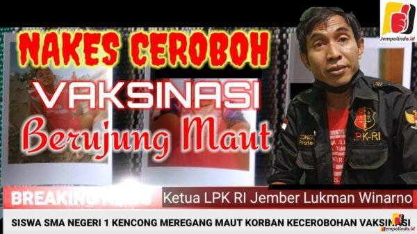 Vaksinasi Berujung Maut Gegara Nakes Ceroboh Vaksinasi Berujung Maut