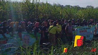 Petani Tebu Bersatu Bersama Masyarakat Sumsel Deklarasi Dukung Ganjar