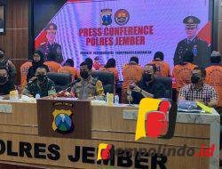 Polres Jember Amankan 15 Warga Banyuwangi Diduga Pelaku Aksi Anarkis di Silo Jember