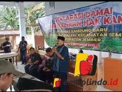 Sertifikat HGU Ganda, PT Perkebunan Hasfarm, Warga Desa Pondokdalem, Deklarasi Damai