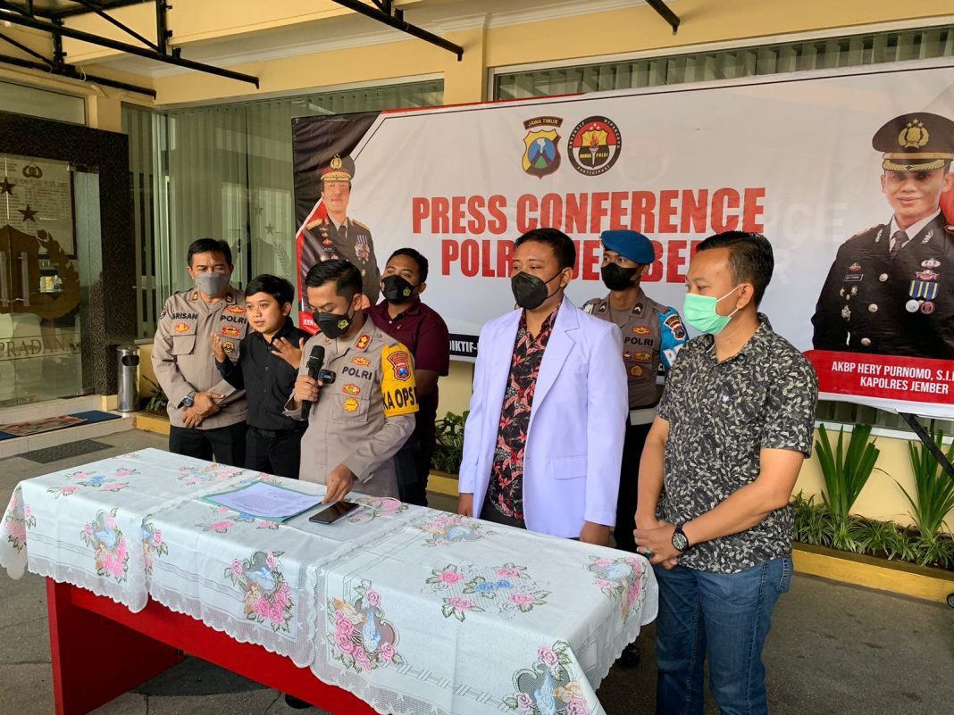 polres Jember ungkap kematian mahasiswi Unej
