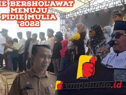 Pidie Bershalawat Menuju Pidie Mulia Peringati Maulid Nabi Bersama Ribuan Anak Yatim  