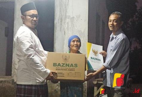 BAZNAS Jember Bantu Korban Puting Beliung Mayang