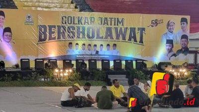 Golkar Jatim Bersholawat di Gresik Tutup Rangkaian HUT ke-58