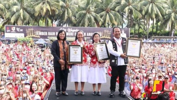 jempolindo, jember, angklung, rekor, muri