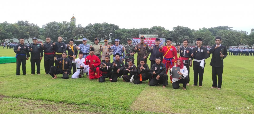 Pemkab Jember Latih Pesilat Jadi Kader Bela Negara jempolindo, jember, pesilat, kader bela negara