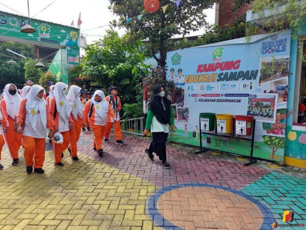 jempolindo, sidoarjo, kelola sampah,SMPN 3 Porong