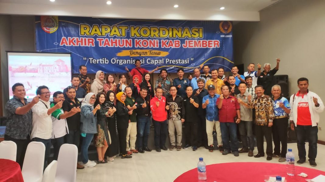 Jempolindo, Jember, Koni Jember, Rakor 2022
