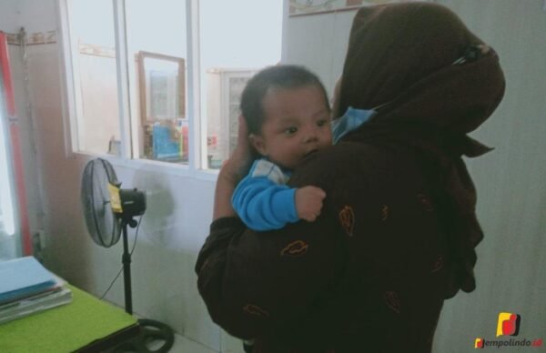 jempolindo, jember, bangsalsari, tisnogamba, bayi, tergeletak
