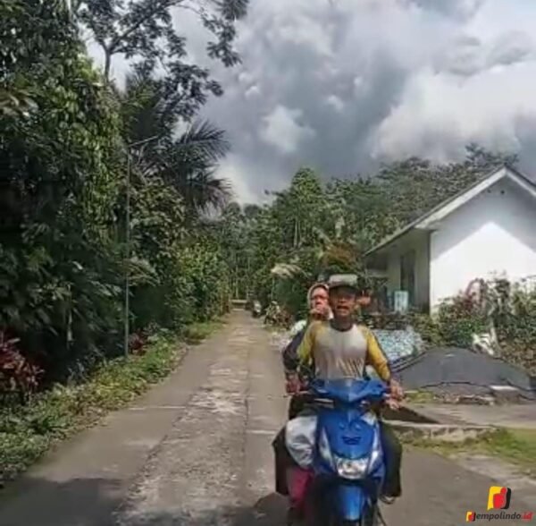 Jempolindo, Lumajang, Erupsi Gunung Semeru