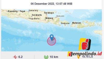 jempolindo, jember, gempa bumi