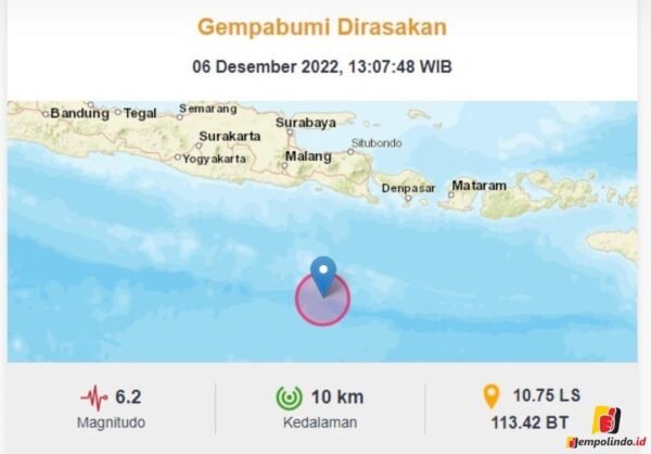 jempolindo, jember, gempa bumi