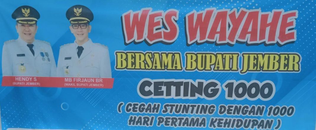 jempolindo, jember, cetting 1000, stunting