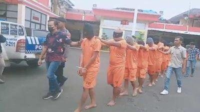 jempolindo, jember, polres jember, penambang emas, tersangka