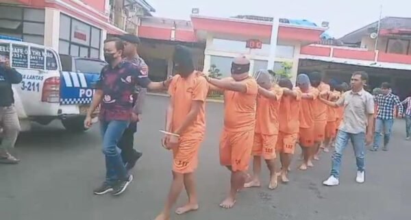 jempolindo, jember, polres jember, penambang emas, tersangka