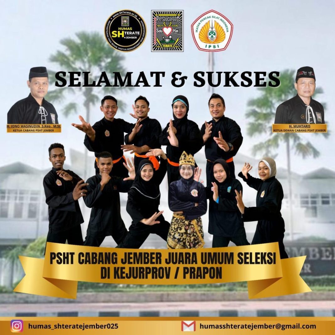 PSHT Cabang Jember Sabet 6 Medali Emas jempolindo, jember, PSHT Cabang Jember, 6 medali emas