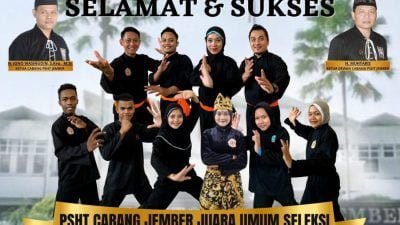 jempolindo, jember, PSHT Cabang Jember, 6 medali emas