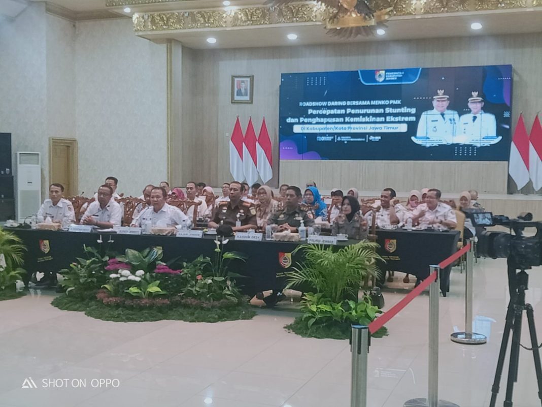 Bupati Jember Ikuti Rakor Bersama Menko PMK, Bahas Stunting dan Kemiskinan Esktrim jempolindo, jember, Menko PMK, Bupati Jember, Stunting dan Kemiskinan Ekstrim