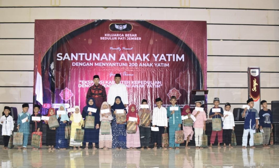 Baznas Jember Saksikan Sedulur Pati Berbagi Santunan Yatim Piatu jempolindo, jember, baznas jember, sedulur pati, berbagi santunan