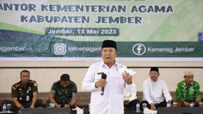 1744 Jamaah Haji Jember, Ikuti Bimbingan Manasik Haji, Bupati Jember: Tolong Doakan Jember