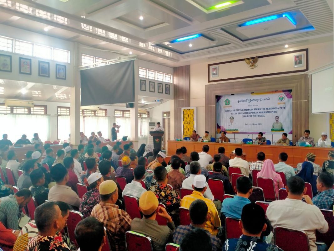 sigli, pidie, wahyudi, zero desa tertinggal