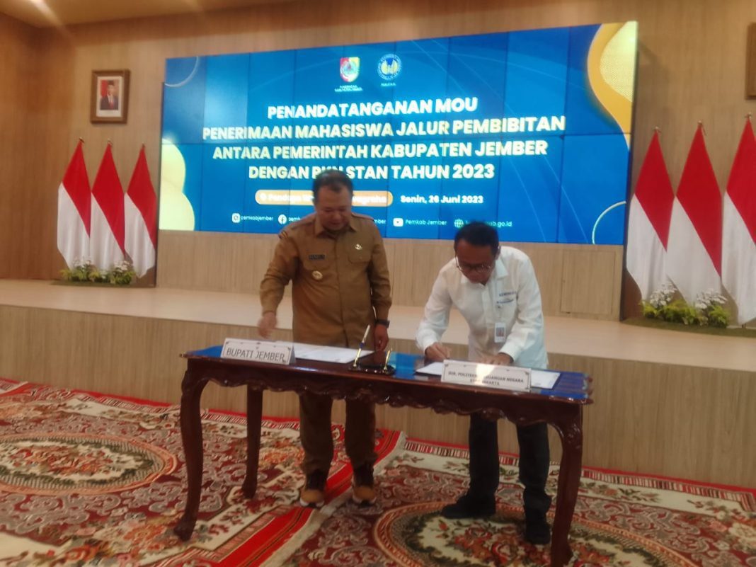 PKN STAN Jakarta MoU Dengan Pemkab Jember jempolindo, jember, mou, pkn stan, pemkab jember