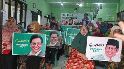 jempolindo, malang, emak emak kota malang, dukung gus muhaimin