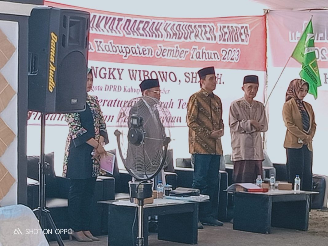Yongki Soroti Alih Fungsi Lahan Pertanian jempolindo, jember, yongki, raperda