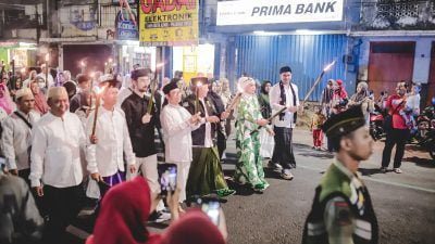 jempolindo, jember, pawai obor, warga jember