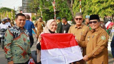 Gerakan 10.000 Bendera Merah Putih Semarakkan Kabupaten Pidie