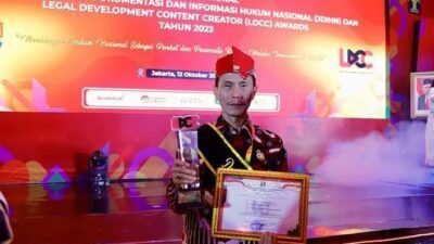 Sekda Kabupaten Jember Raih Juara 2 Kompetisi LDCC Awards Tahun 2023