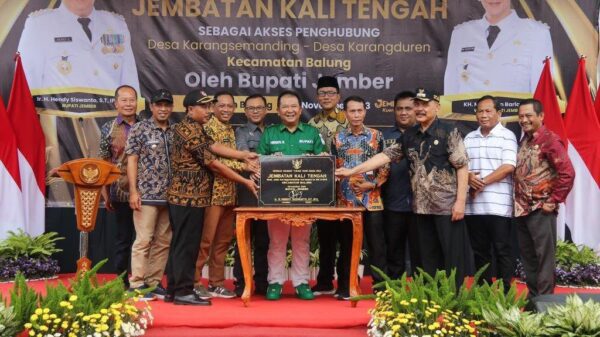 peresmian jembatan Kali Tengah