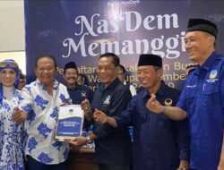 Hendy Mendaftar Bacabup Dedy Mendaftar Bacawabup Lewat Partai Nasdem Jember 