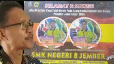 SMK Negeri 8 Jember di Semboro Mencetak Siswa Berprestasi 