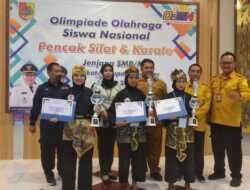 12 Atlit Pencak Silat Raih Juara Pada O2SN Tingkat Kabupaten Jember 