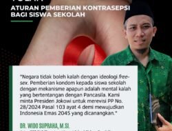 Pembagian Alat Kontrasepsi Untuk Siswa Dinilai Dukung Kebebasan Seks