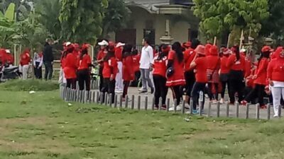 Senam Bersama Calon Bupati Jember 01 Gagal, Kades Semboro Tak Berkenan Beri Ijin 